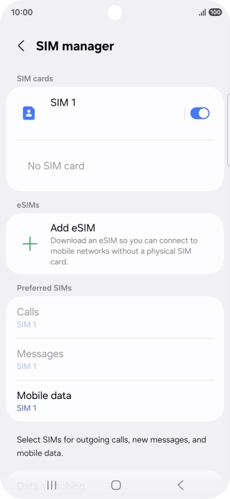 Press Add eSIM. Press Add eSIM.