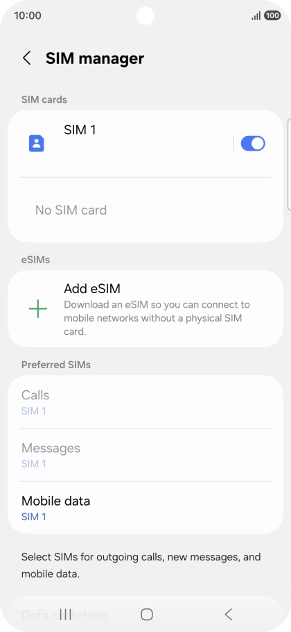 Press Add eSIM. Press Add eSIM.