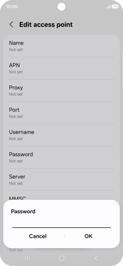 Key in wap and press OK.