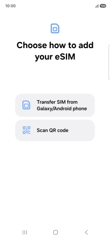 Press Scan QR code. Press Scan QR code.