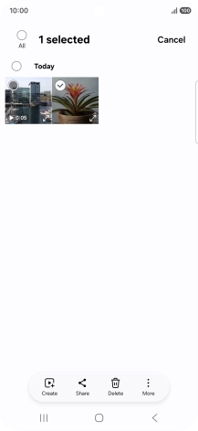 Press the select all icon. Press the select all icon.