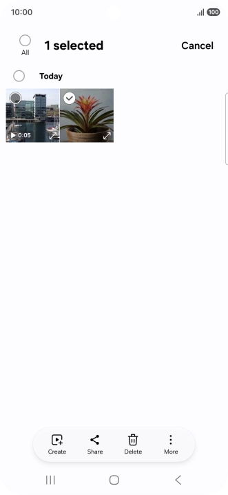 Press the select all icon. Press the select all icon.