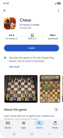 Press Install and follow the instructions on the screen to install the app. Press Install and follow the instructions on the screen to install the app.