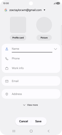Press the address book drop down list. Press the address book drop down list.