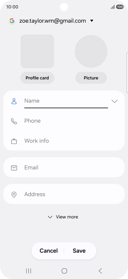 Press the address book drop down list. Press the address book drop down list.