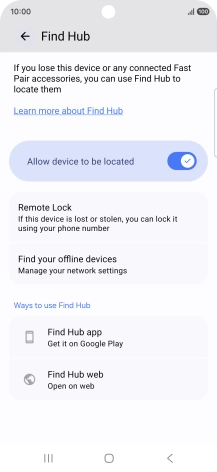 Press the Home key to return to the home screen. Press the Home key to return to the home screen.