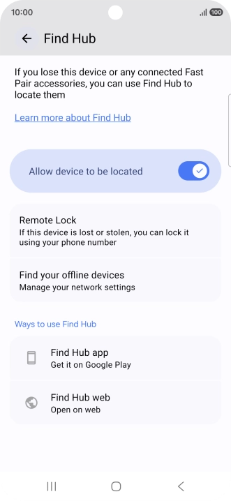 Press the Home key to return to the home screen. Press the Home key to return to the home screen.