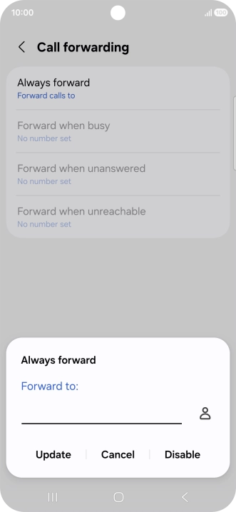 Press Disable. Press Disable.