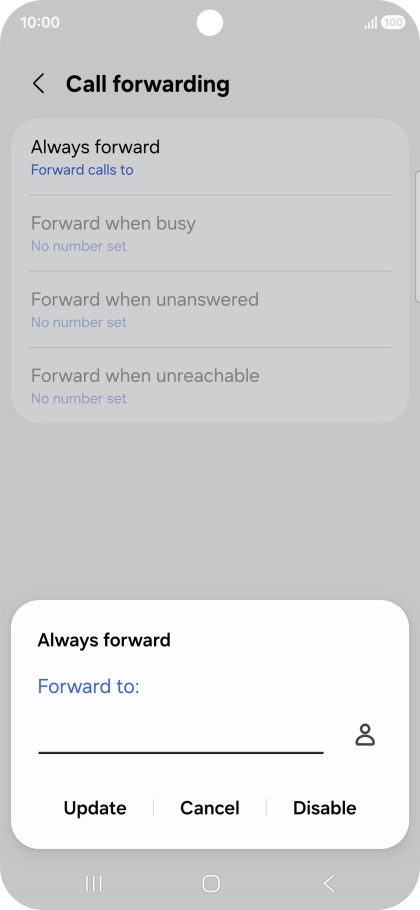Press Disable. Press Disable.
