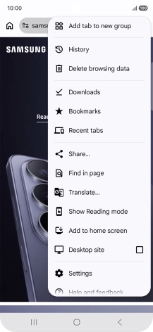 Press Settings. Press Settings.