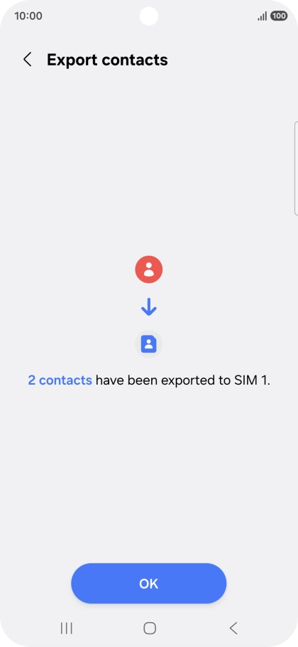 Press OK. Press OK.