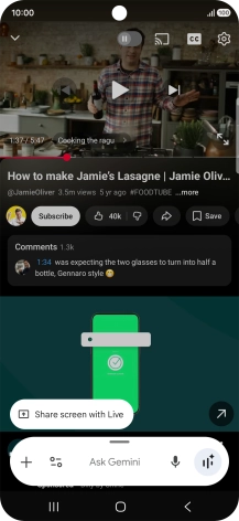 Press the add icon. Press the add icon.