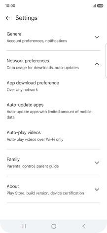 Press Auto-update apps. Press Auto-update apps.