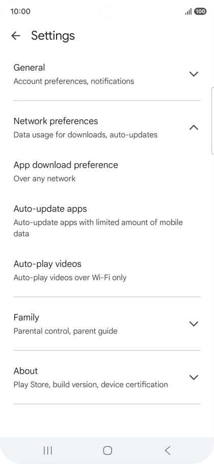 Press Auto-update apps. Press Auto-update apps.