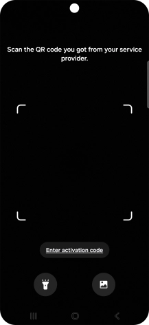 Place the QR code you've received inside the phone camera frame to scan the code. Place the QR code you've received inside the phone camera frame to scan the code.