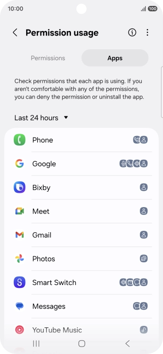 Press the drop down list. Press the drop down list.