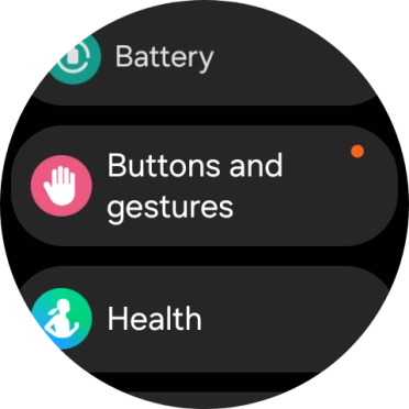 Press Buttons and gestures. Press Buttons and gestures.