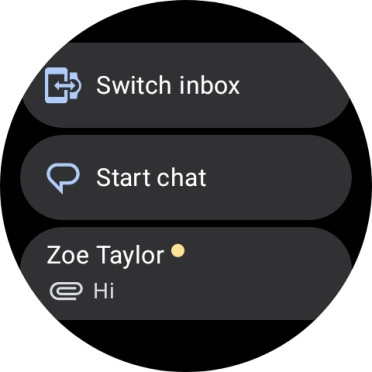 Press the required picture message.