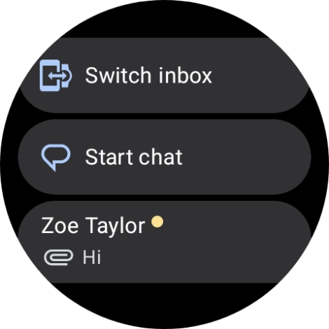 Press the required picture message.