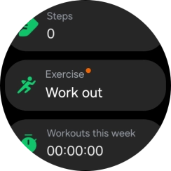 Press Work out.