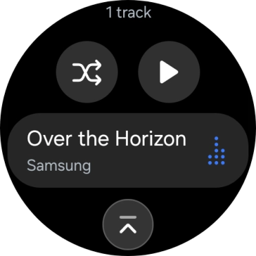 Press the required audio file.