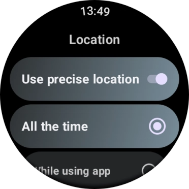 Press the Return key twice.