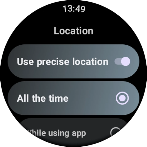 Press the Return key twice.