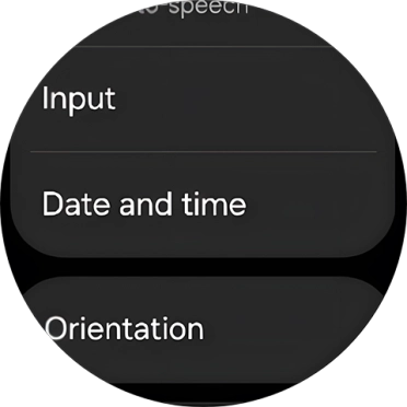 Press Date and time.