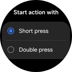 Press the required setting. Press the required setting.