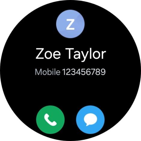 Press the call icon.