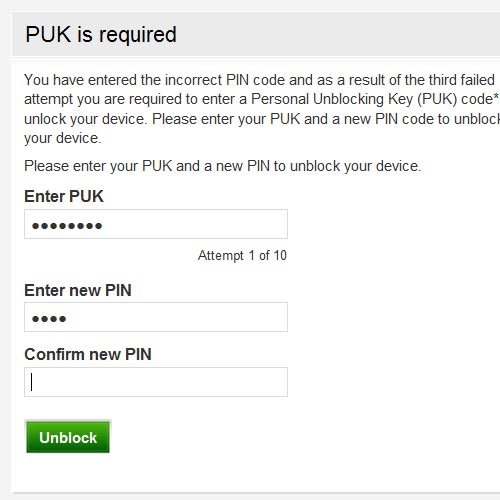 Highlight the field below Confirm new PIN and key in your new PIN again.