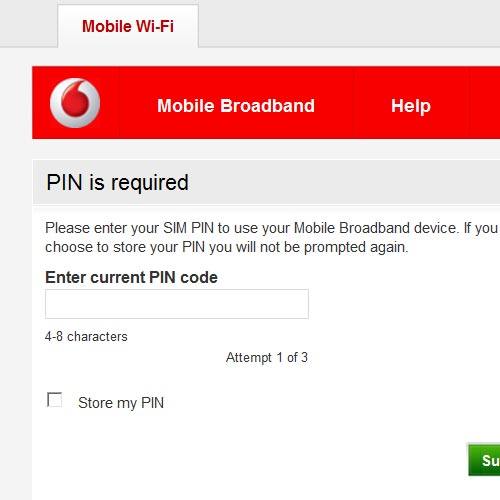 If you're asked to key in your PIN:Highlight the field below Enter current PIN code and key in your PIN.