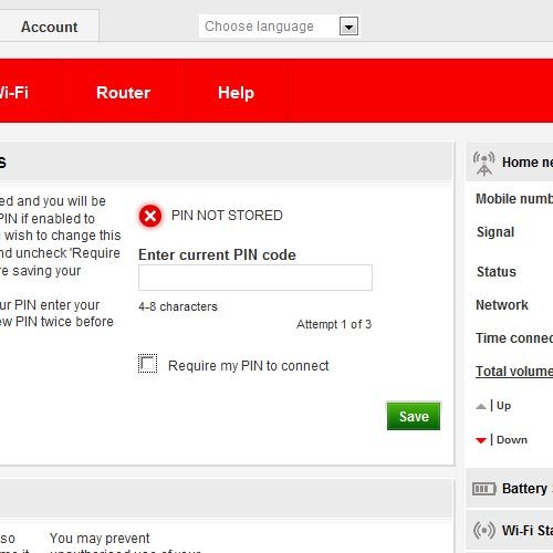 Click the box next to Require my PIN to connect to turn use of PIN on or off.