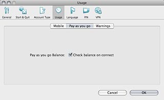 Click OK to save the settings.