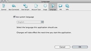 Click Language.