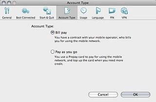 Click Account Type.