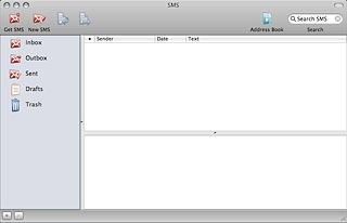 Click New SMS.