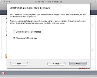 Changing SIM settings