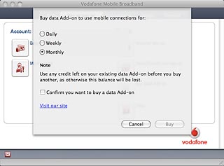 Click the box next to Confirm you want to buy a data Add-on to turn on the setting.