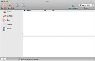 Click X to close the text message application.