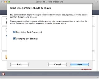 Changing SIM settings