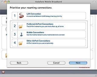 Click and drag the required data connection up or down to the required position on the list.Repeat this step until all connections are prioritised.