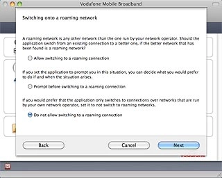 Do not allow switching to a roaming connection