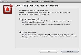 Highlight Remove everything and click Uninstall.