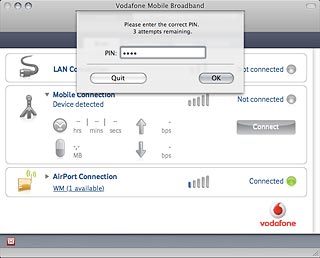 Key in your PIN and click OK.