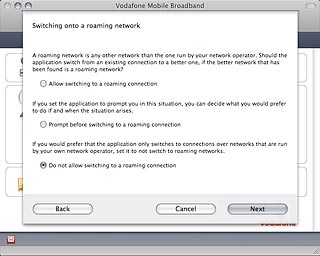 Do not allow switching to a roaming connection