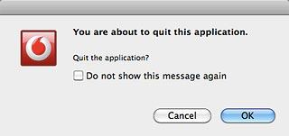 If required, click OK.