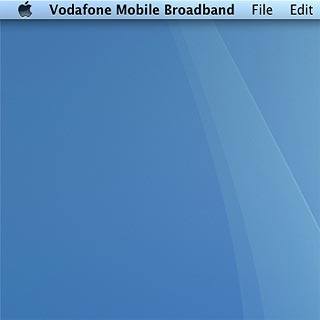 Double-click Vodafone Mobile Broadband.