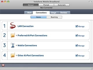 Click Mobile Connections.
