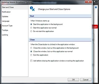 Start this application in the background
